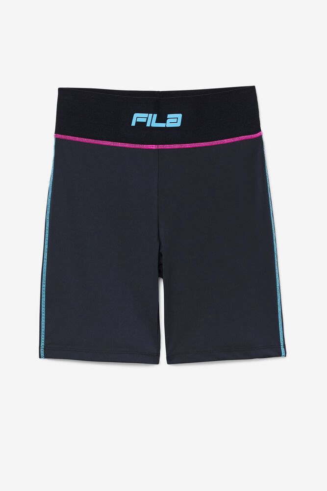 Fila Shorts Womens Black Nala Bike - Ireland 43869-NAZS